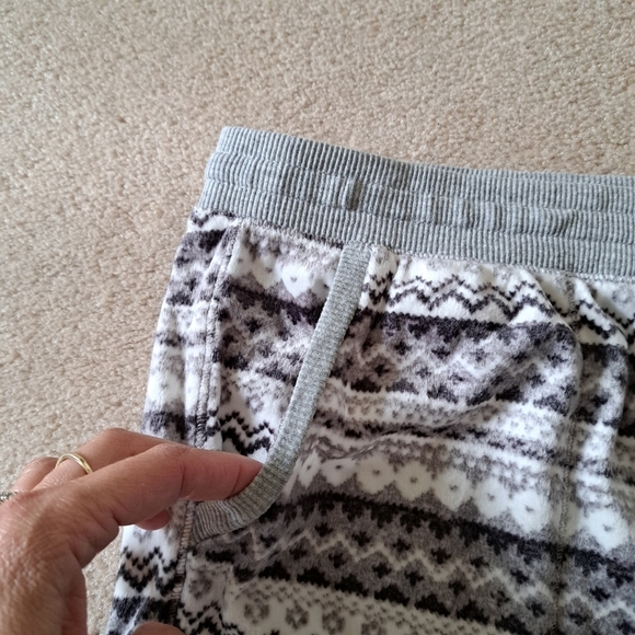 ❤️ Nautica Fleece Pajama Bottoms Womens XL  Grey Cozy Soft | Bottoms Only | NWOT - Picture 5 of 8